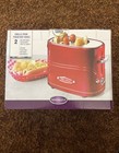 Nostalgia Retro 2 Hot Dog & Bun Toaster Pop-Up Toaster Retro Series Red. New