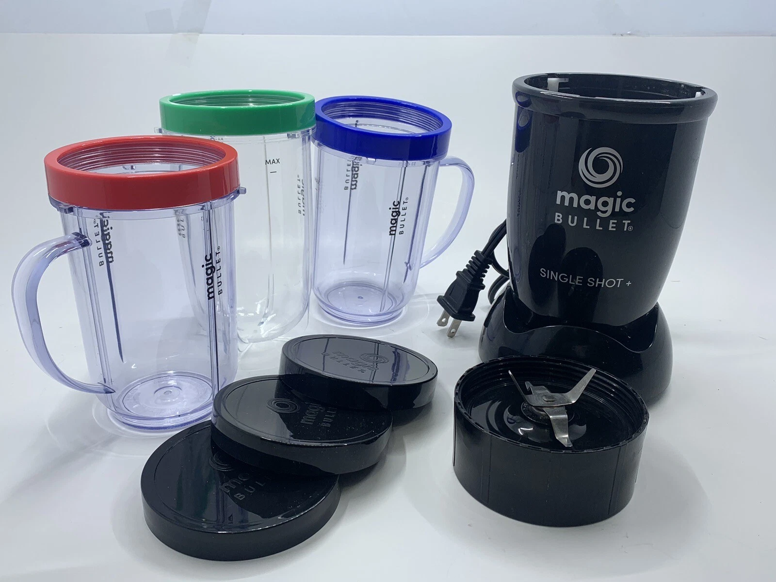 LIKE NEW - Magic Bullet Single Shot Personal Blender w/ All Accessories
Opens in a new window or tab