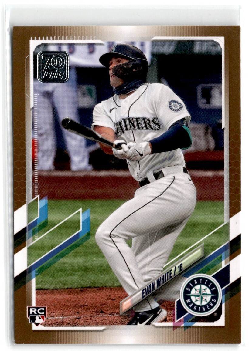 2021 TOPPS GOLD PARALLEL EVAN WHITE RC /2021 #151
