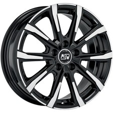 ALUFELGE MSW MSW 79 FUR NISSAN PRIMERA 7X17 5X114.3 GLOSS BLACK FULL POLISH M83