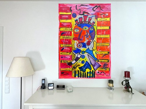 KienleArts Original Acryl Gemälde 70x100 abstrakt modern bunt Unikat Wandbil 385 - Bild 2 von 17