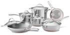 Anolon Nouvelle Copper Stainless Steel 11 Pc. Cookware Set