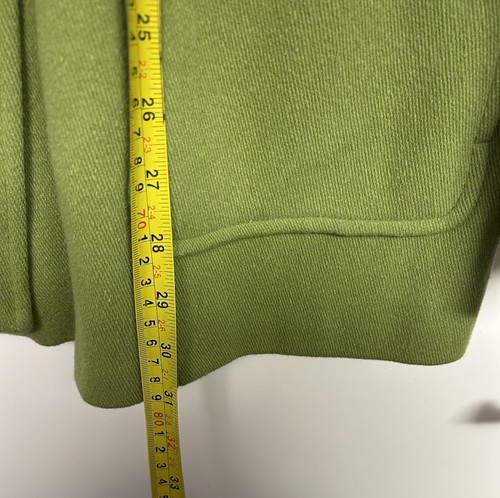 JOHN ROCHA Women’s Green Blazer Style Overcoat Double Breasted Jacket Size UK 14 - Picture 8 of 10