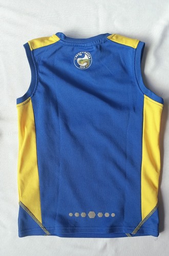 NRL Parramatta Eels Child's Size 7 Sleeveless Training Top Rugby League - Bild 2 von 5