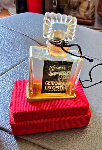 GERMAINE LECOMTE FLACON PARFUM AMOUR SORCIER 1950 BOTTLE PERFUME - Afbeelding 2 van 10