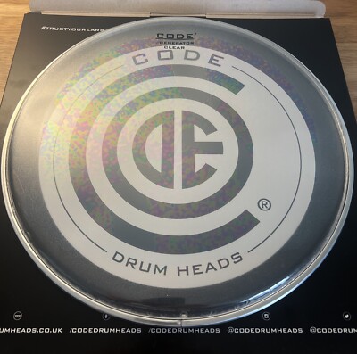 Code Drum Head Generator Clear 13   Medium-Heavy Use Grip-Tight Rim Technology