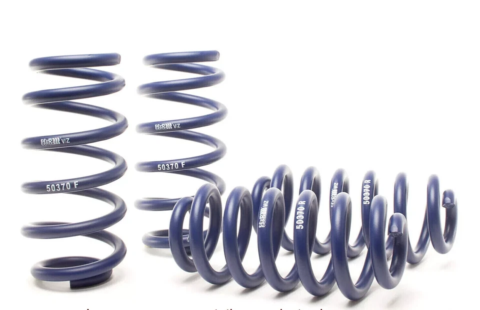 H&R Sport Lowering Springs 1.4 Front 1.2 Rear Fits 2016–2025 Audi Q7 4M - 50370 - Image 2 of 4