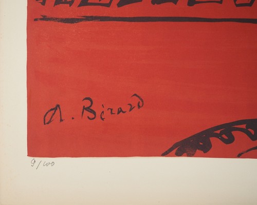 Christian BERARD : Jeu de cartes, Lithographie originale signée - Photo 2/6