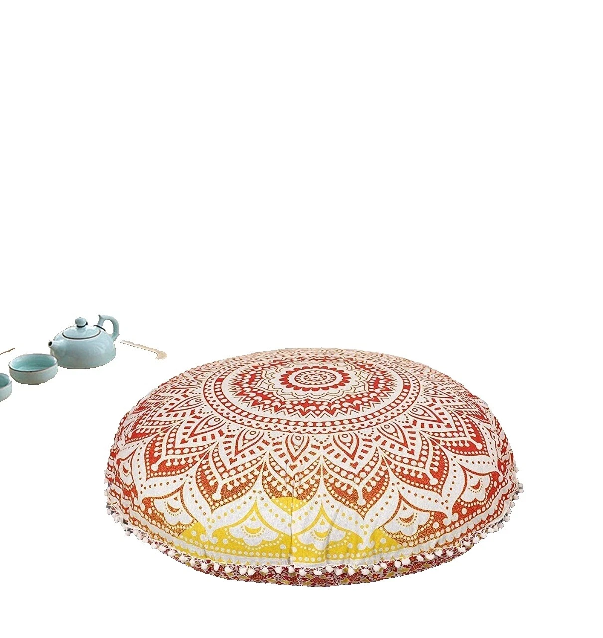 Handmade Animal Print Round Home Décor Pillows