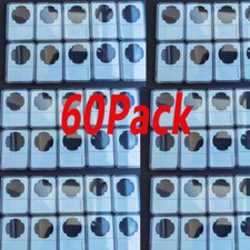 60PACK Coin Slab Display Holder Storage 38mm for MORGAN,PEACE,IKE SILVER DOLLAR
