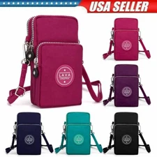 Women Small Cross-body Cell Phone Case Shoulder Bag Pouch Handbag Purse Wallet