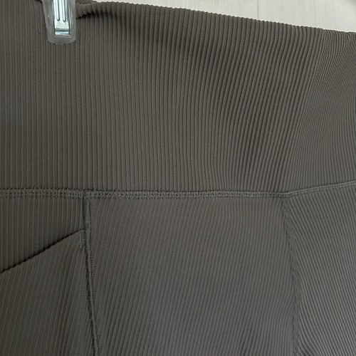 NWT ATHLETA Salutation Stash Pocket II Rib 7/8 Tight Legging Ribbed Bluff Gray - Picture 6 of 12