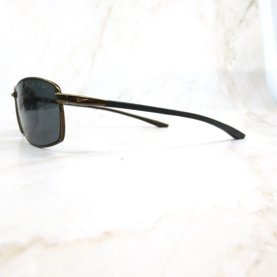 Gafas de sol Nike Pivot Six marco EV1091-202 para hombre marrón metal borde completo 62-14-135 Foto 2 de 4