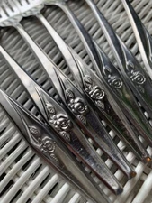 7 Creative Manor SPRITELY ROSE Stainless Japan Silverware FLATWARE Lot