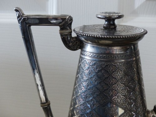 Antique Silver Plate James Dixon & Sons Coffee Pot – EPBM No. 2789 - Picture 9 of 12