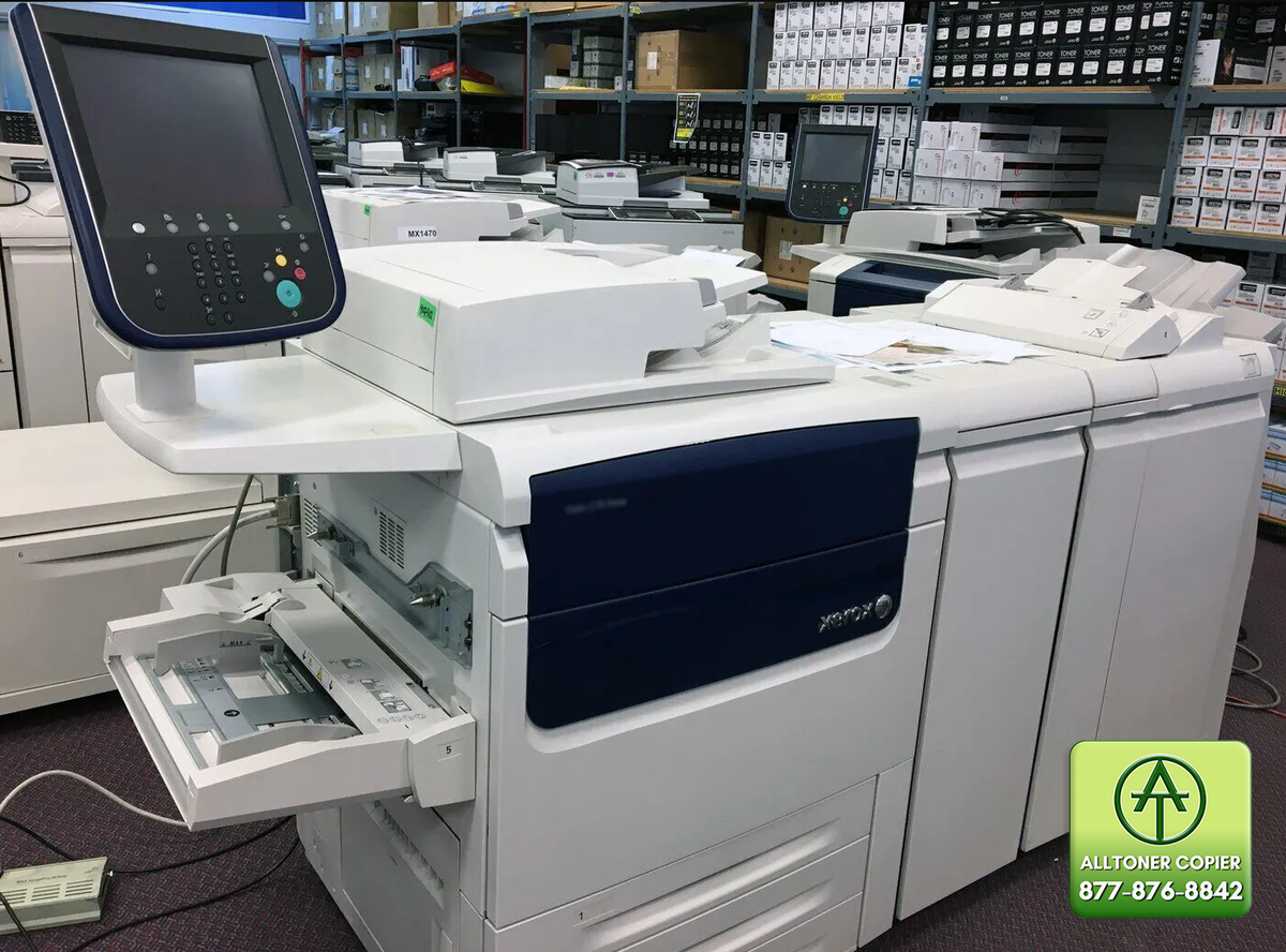 Xerox Color C75 Press Booklet Maker Finisher Bustled Fiery 75PPM