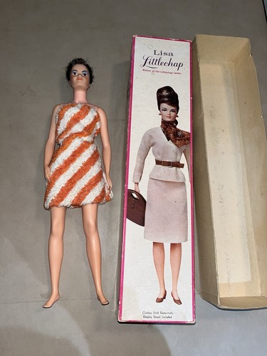 Vintage 1963 SEARS LISA LITTLECHAP Puppe (Mutter) #1200 Remco mit Box - Bild 1 von 22