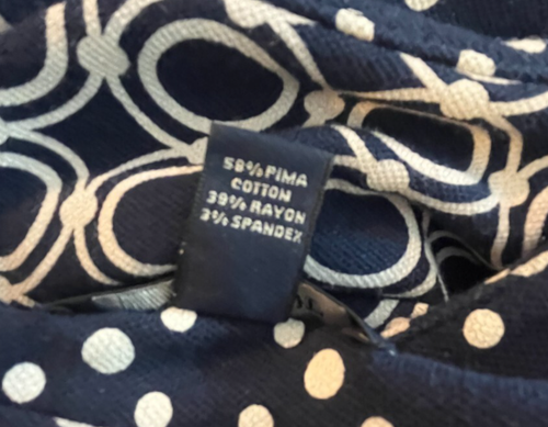 LANDS' END Damen Baumwollmischung Kleid Maxi Ärmellos V-Ausschnitt Print Stretch XXP/P - Bild 7 von 7
