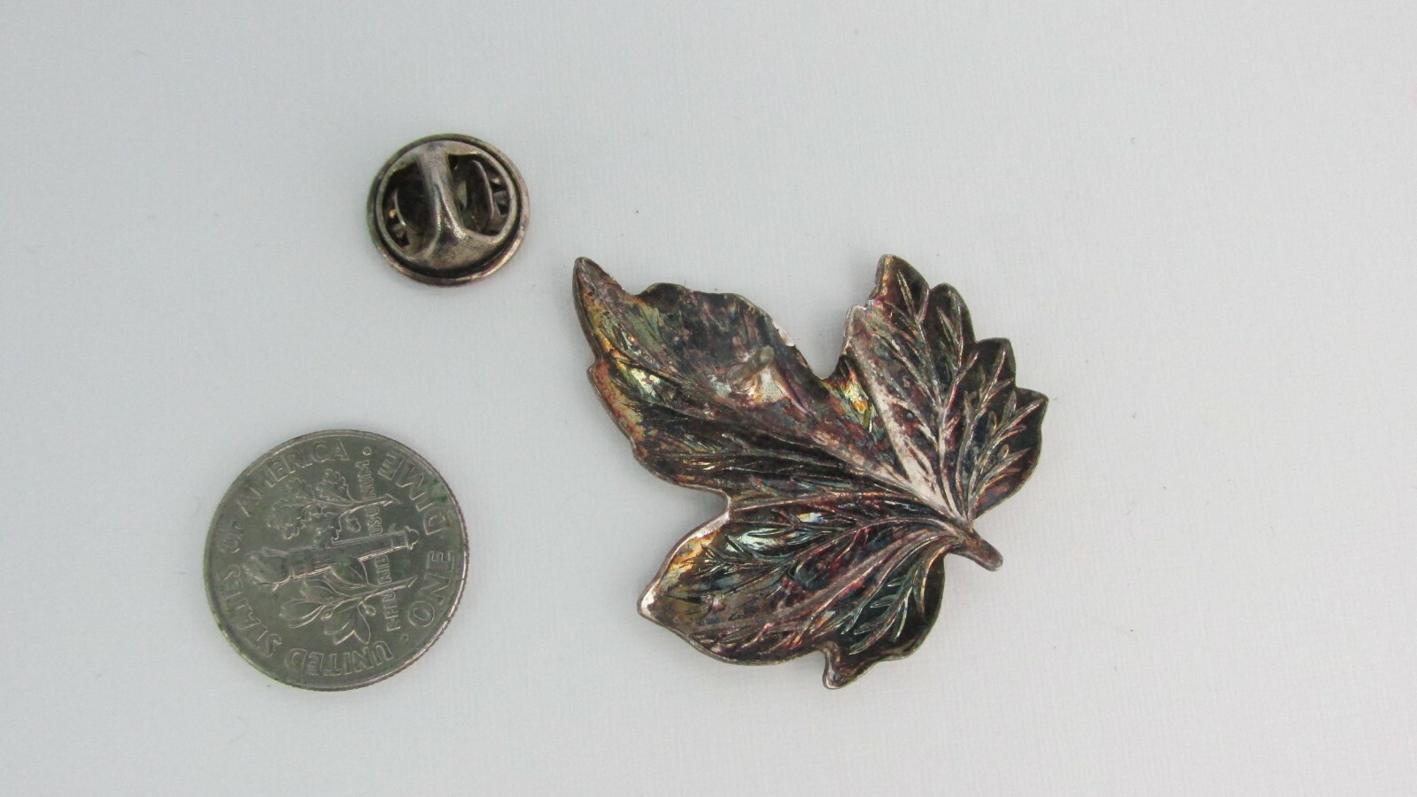 NEW Autumn Fall Pin Pale Mauve Enameled Maple Leaf Pin Back Style | eBay