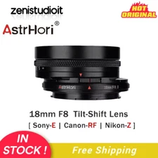 US AstrHori 18mm F8 Tilt-Shift Full Frame Lens for Canon RF Nikon Z Sony E Mount