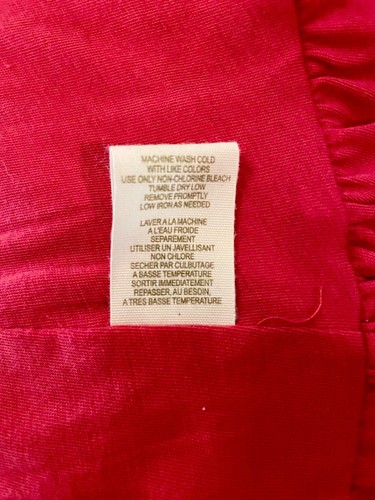 FREE PEOPLE Romantic Boho Hooded Button Up Light Jacket, Red/Pink, Size Small S - Picture 8 of 9