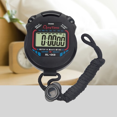 Equipment Digital Watch Stopwatch Timer Sport Handheld Sports - Imagen 7 de 12