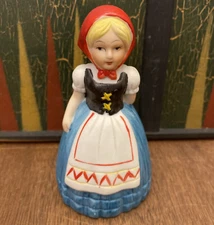Jeffrey Snyder New York J.S.N.Y.  Bell German Girl Hand Painted VINTAGE