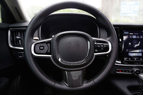 For Volvo XC90 2016-2023 ABS Carbon Fiber Steering Wheel Cover Panel Trim 1PCS - Foto 7 di 7