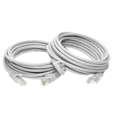 Cat6 Ethernet Patch Cord Rj45 Lan Network Cable Gray 1.5ft- 20ft Multi-pack Lot