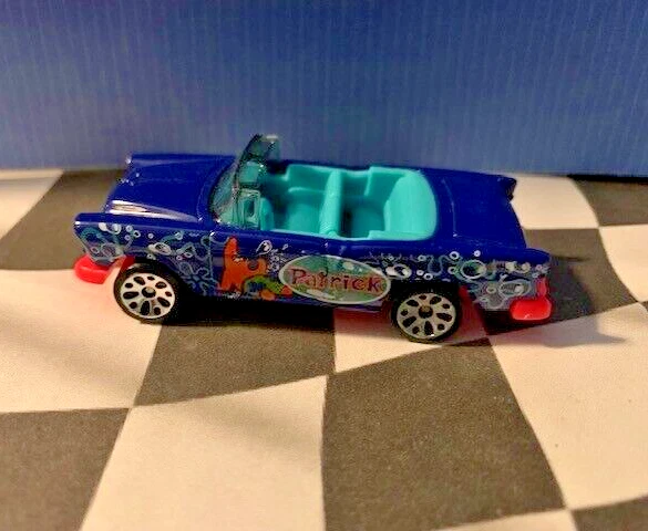 Matchbox 2003 Spongebob Squarepants 1955 Chevy Bel Air BLUE Patrick - Image 2 of 2