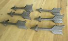 6 Cast Iron Arrow Pulls Handles Hardware Knobs Rustic Cabinet Door Handle Grasp