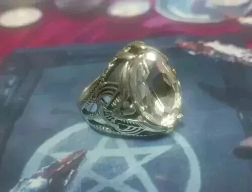 Debt-Free & Wealth Attraction White Light Magick Energy Ring: Proven Luck
