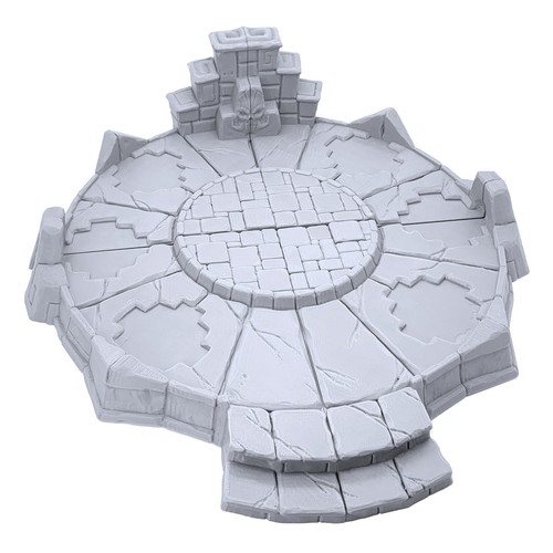 Forgotten Circular Temple by Makers Anvil, 3D Printed Tabletop RPG Scenery - Picture 3 of 8