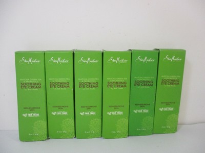 6 SHEA MOISTURE MATCHA GREEN TEA SOOTHING EYE CREAM .05 oz EA JL 11084 ...