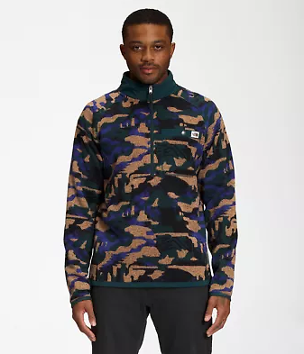 Mens The North Face Leo Gordon Lyon 2 1/2 Zip Jacket Black Fleece