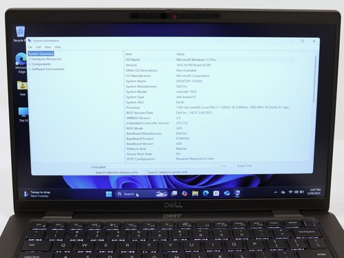 Dell Latitude 7420 14.0" Intel Core i7-1185G7 16GB RAM 256GB NVMe W11P - Picture 5 of 12