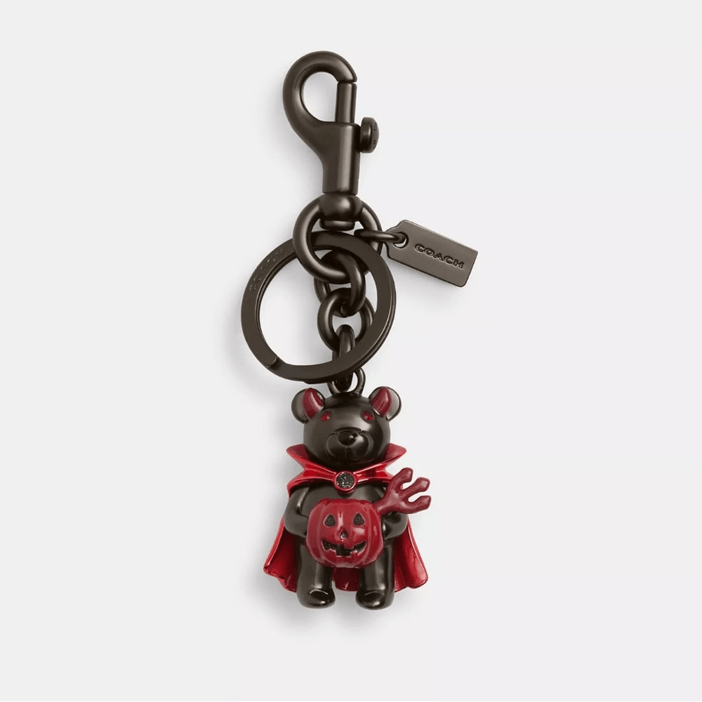 NWT Coach Halloween Devil Bear Bag Charm | eBay
