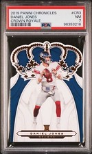 2019 Panini Chronicles Crown Royale #CR3 Daniel Jones Crown Royale PSA 7