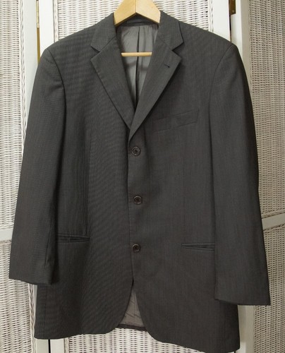 HUGO BOSS Einstein / Sigma Suit UK40 Grey Stripe Blazer Jacket Trousers 32W 28L - Picture 2 of 9