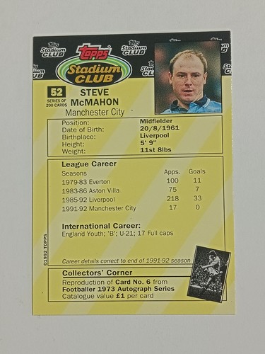 Topps Stadium Club 1992 Football Cards - Picture 104 of 417