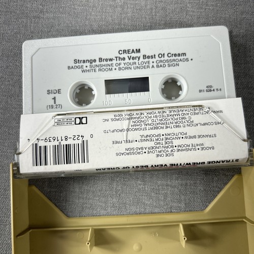 Strange Brew : The Very Best of Cream by Cream Audio Cassette Tape - Picture 4 of 4