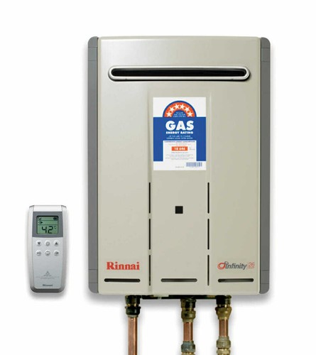 Rinnai Infinity Touch 26 Continuous Flow Hot Water Heater Natural Gas & LPG