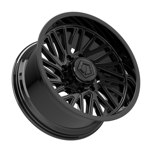 1 TIS 20x9 8X6.50 +00 553B Gloss Black Wheel Rim - Bild 2 von 5