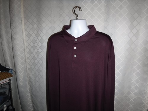 Big & Tall Long Sleeve Men's Polo's Grand Slam,4XB,3XB,2XB,3XLT,Some Colors NWT - Picture 10 of 50