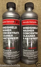 Genuine OEM Honda Windshield Washer Concentrate Cleaner & Antifreeze Fluid 2 Pk