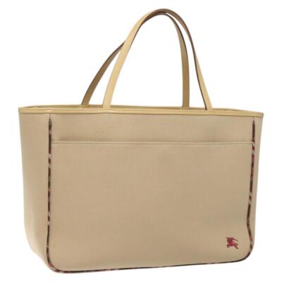BURBERRY Blue Label Tote Bag Canvas Beige Auth ti2730 | eBay