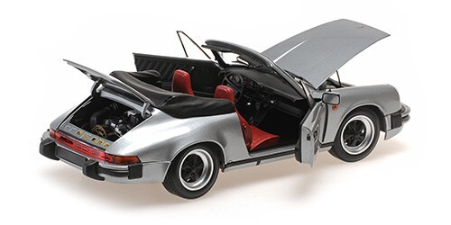 1983 Porsche 911 Carrera 3.2 Cabriolet Maßstab 1:18 grau metallic von Minichamps - Bild 4 von 7