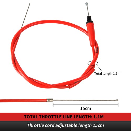 Empuñadura de acelerador giratoria NIBBI 7/8" motocicleta con empuñaduras de manillar de cable de acelerador 22 mm - Imagen 4 de 10