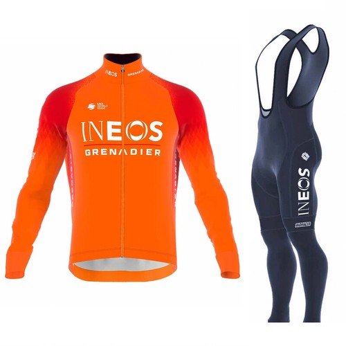 Ciclismo manga larga jersey Bib Pantalones juegos ciclismo pantalones babero para hombre camisetas ciclismo - Imagen 12 de 65