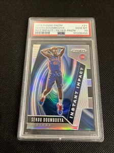 🔥2019 Prizm Sekou Doumbouya Instant Impact SILVER Rookie RC PSA 10 Gem Mint🔥